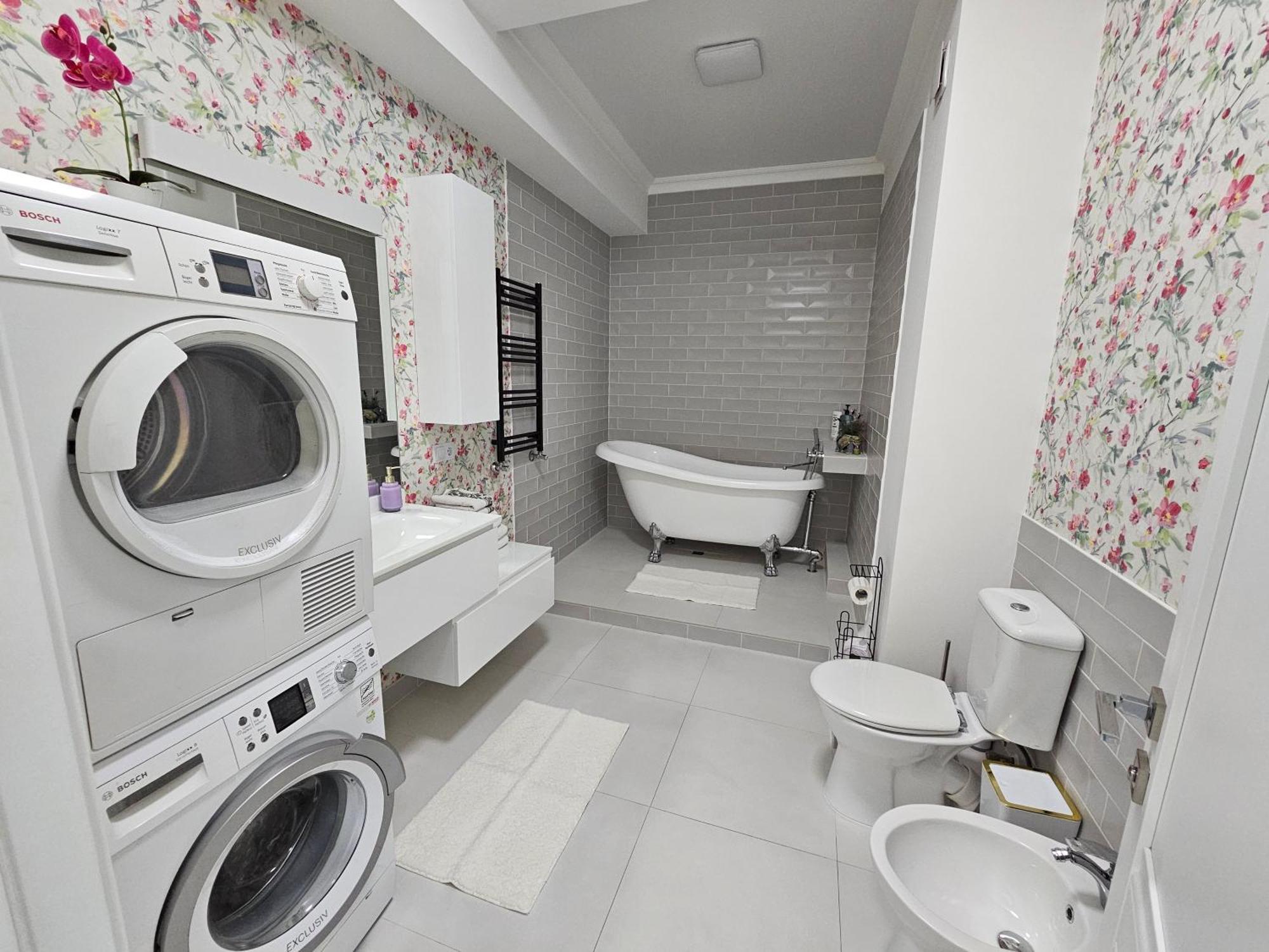 Apartament With Terras キシナウ エクステリア 写真