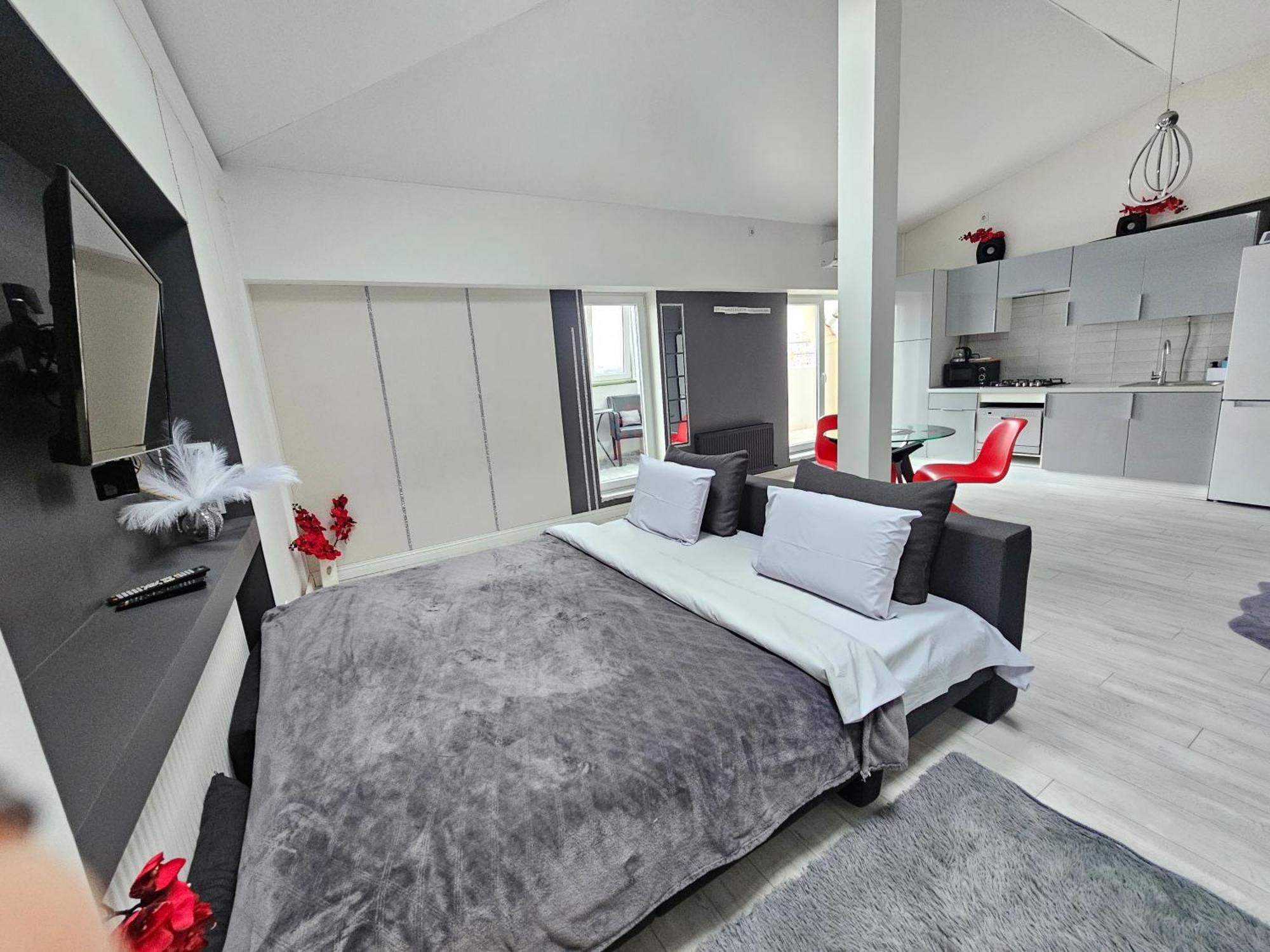 Apartament With Terras キシナウ エクステリア 写真
