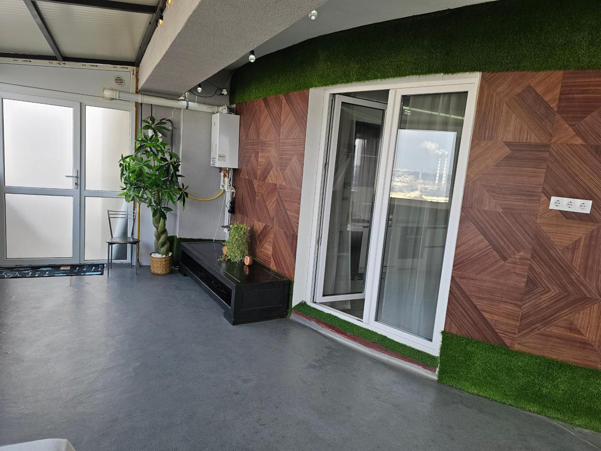 Apartament With Terras キシナウ エクステリア 写真