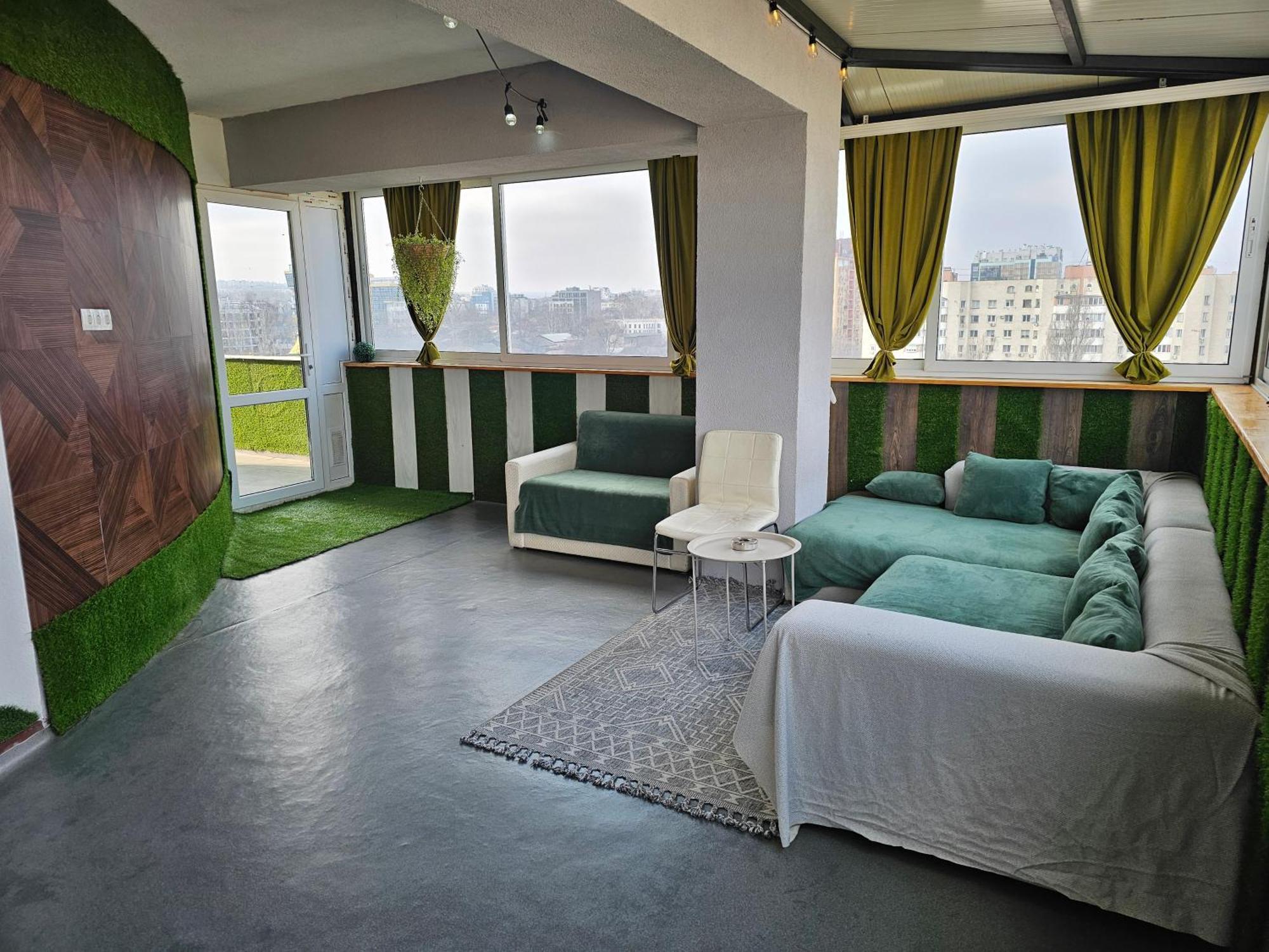 Apartament With Terras キシナウ エクステリア 写真