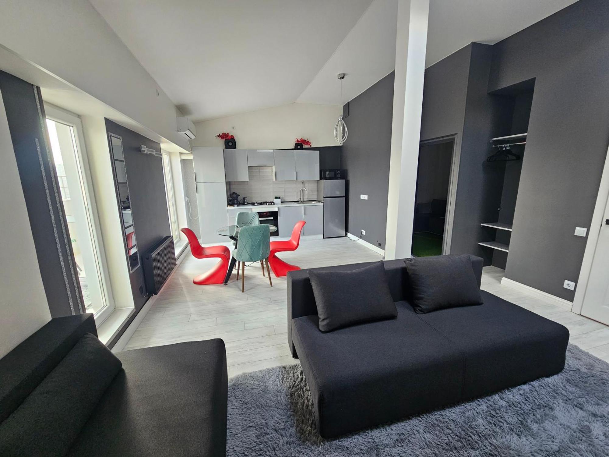 Apartament With Terras キシナウ エクステリア 写真
