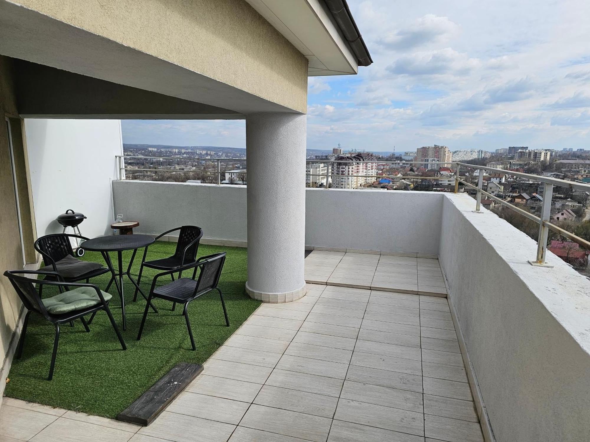 Apartament With Terras キシナウ エクステリア 写真